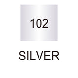 Zig Clean Color Dot Twin Metallic, Metallic Silver