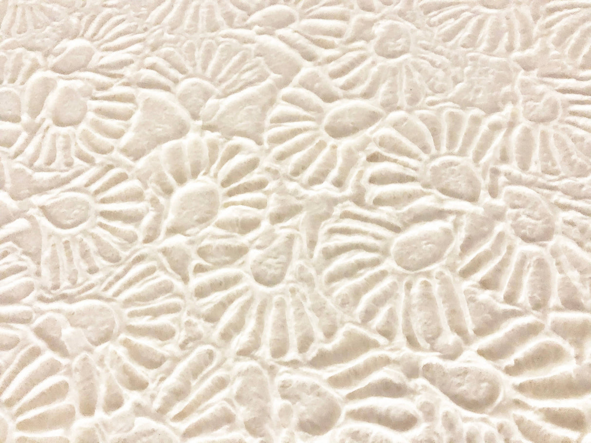 Embossed Swirled  Leaves Mulberry Paper