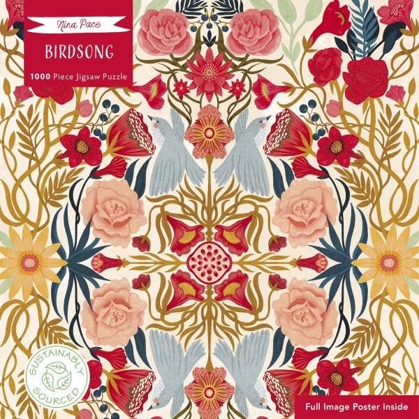 Nina Pace: Bird Song 1000 Piece Sustainable Jigsaw