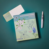 Watercolor Book and Paint Set - State Flowers