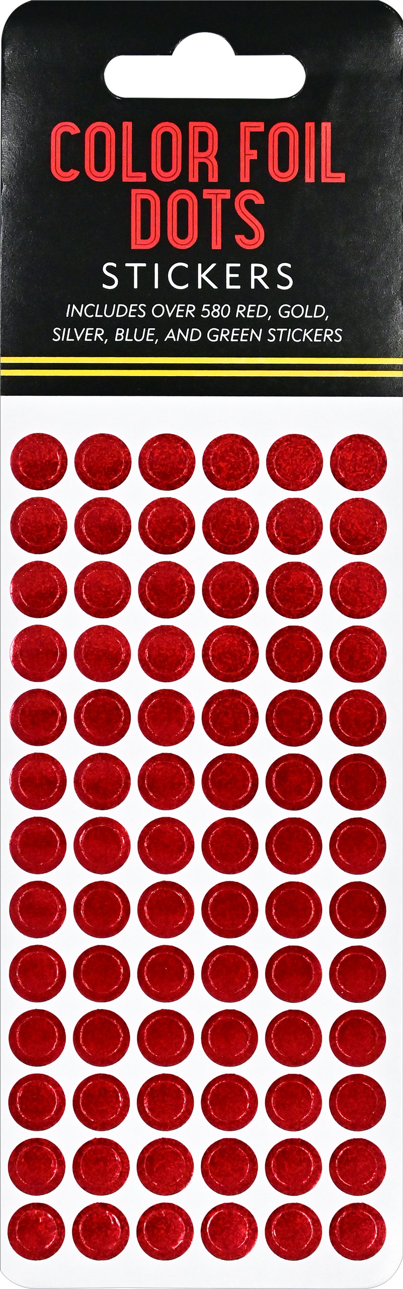 Color Foil Dots Sticker Set
