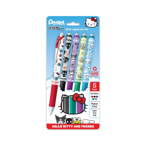 ENERGEL RTX LIQUID GEL HELLO KITTY/ FRIENDS 5PK