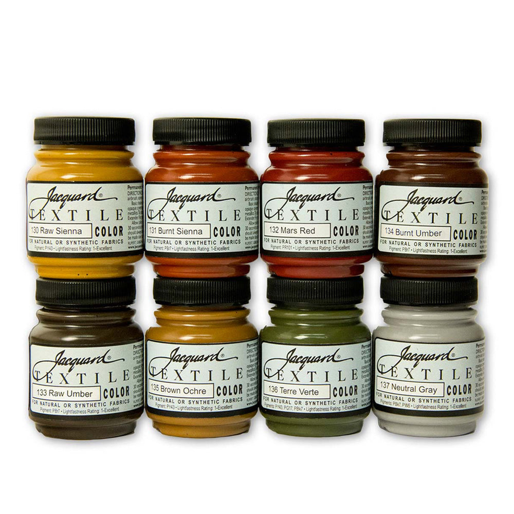 Jacquard Textile Color Set, set of 8