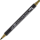 Zig Clean Color Dot Twin Metallic, Metallic Gold