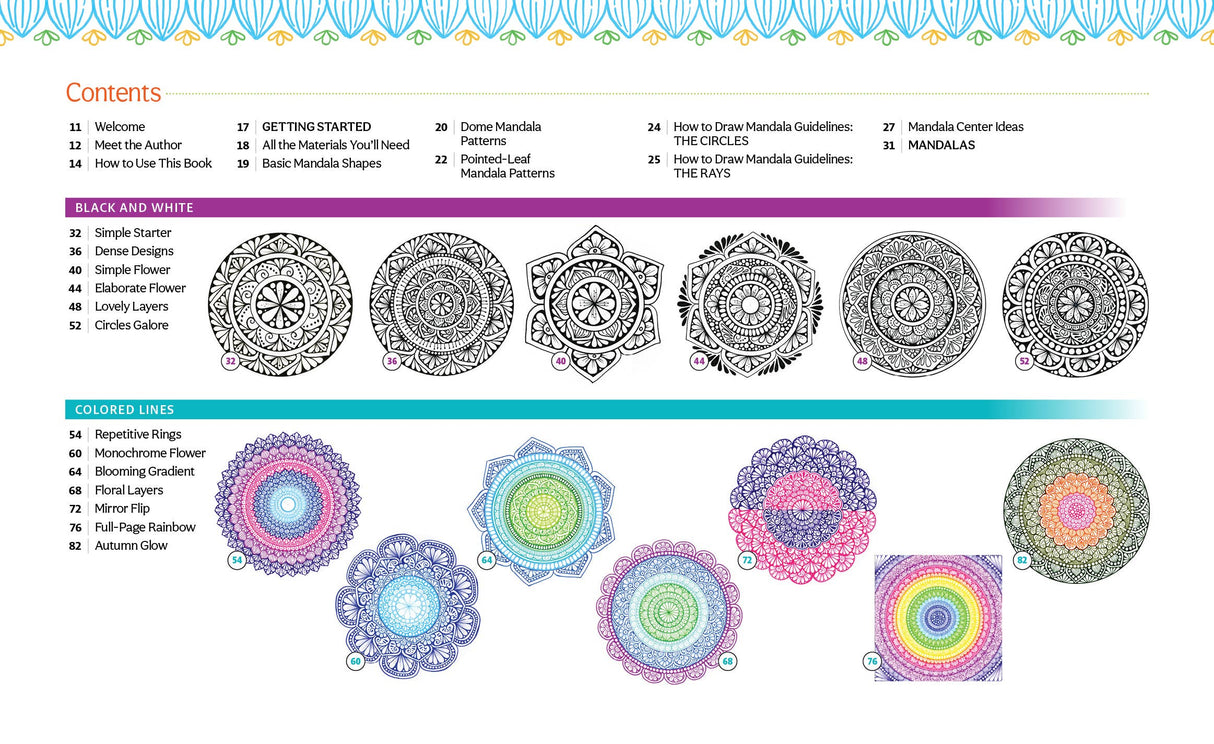 A Bright & Beautiful Guide to Drawing Mandalas