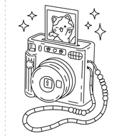 Large Print Coloring Book - Cozy & Comfy