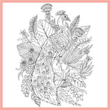 Tropical Wonderland: A Calming Coloring Book for Adults