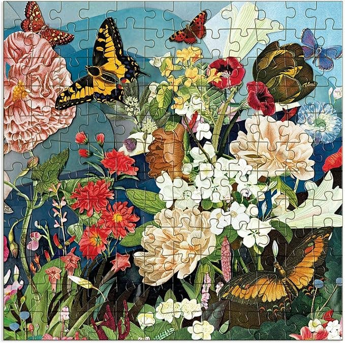 Butterfly Blooms 144 Piece Wood Puzzle