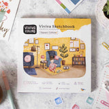 Square Cotton Sketchbook | Watercolor Paper | 300 GSM