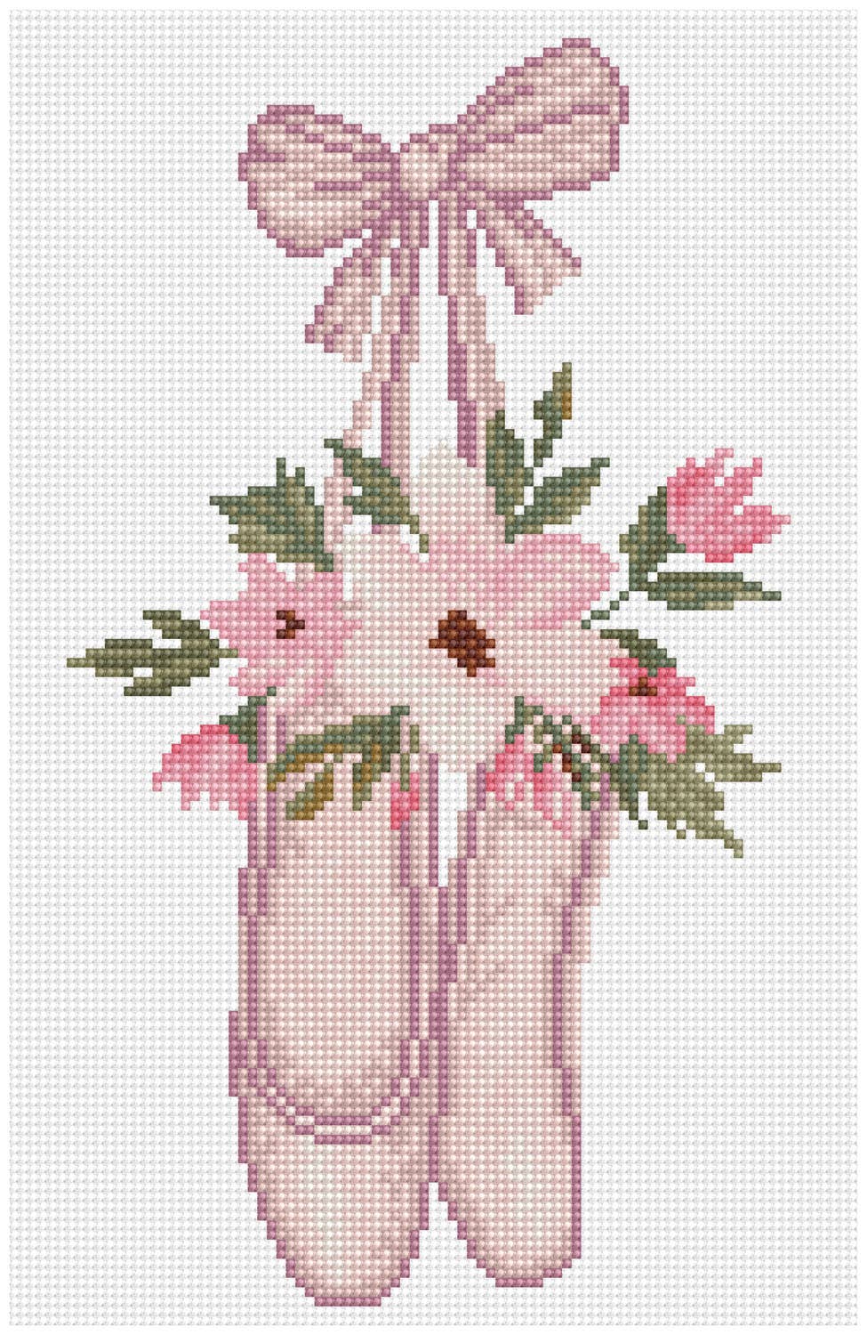 Ballet Slippers (Framed Square)