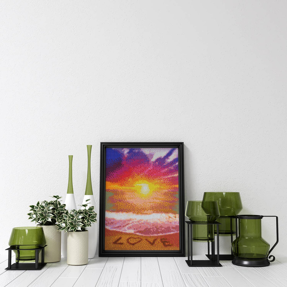 Love Sand Diamond Painting Kit