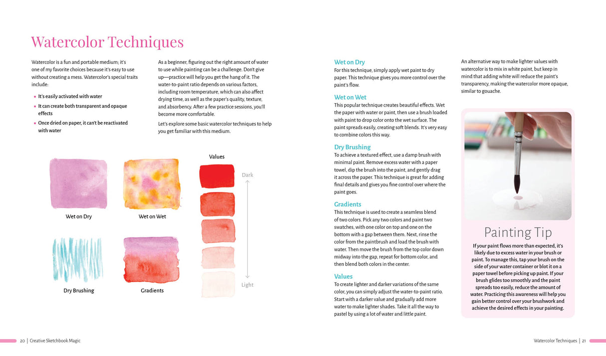 Creative Sketchbook Magic: 30 Easy & Joyful Lessons