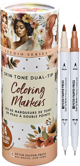Studio Series Dual-Tip Skin Tone Markers (Set of 24)