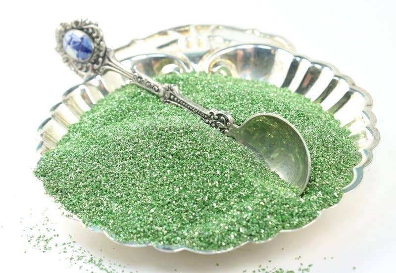 Yellow Green -  Glass Glitter - Fine 90 Grit - 14 grams
