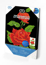 Red Rose Corsage (Framed)
