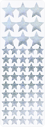 Color Foil Stars Sticker Set