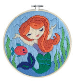 Diamond Dotz Long Stitch Cross Stitch Mermaid Song - 6.0"