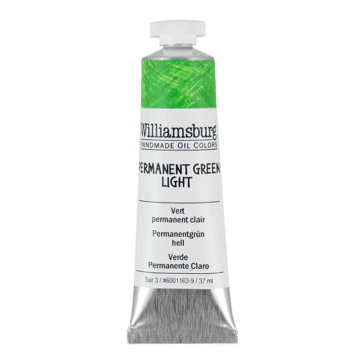 Williamsburg Artist Oil Color, 37ml Tube, Permanent Green Light