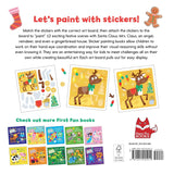First Fun Sticker Painting Christmas - 12 Scenes to Create