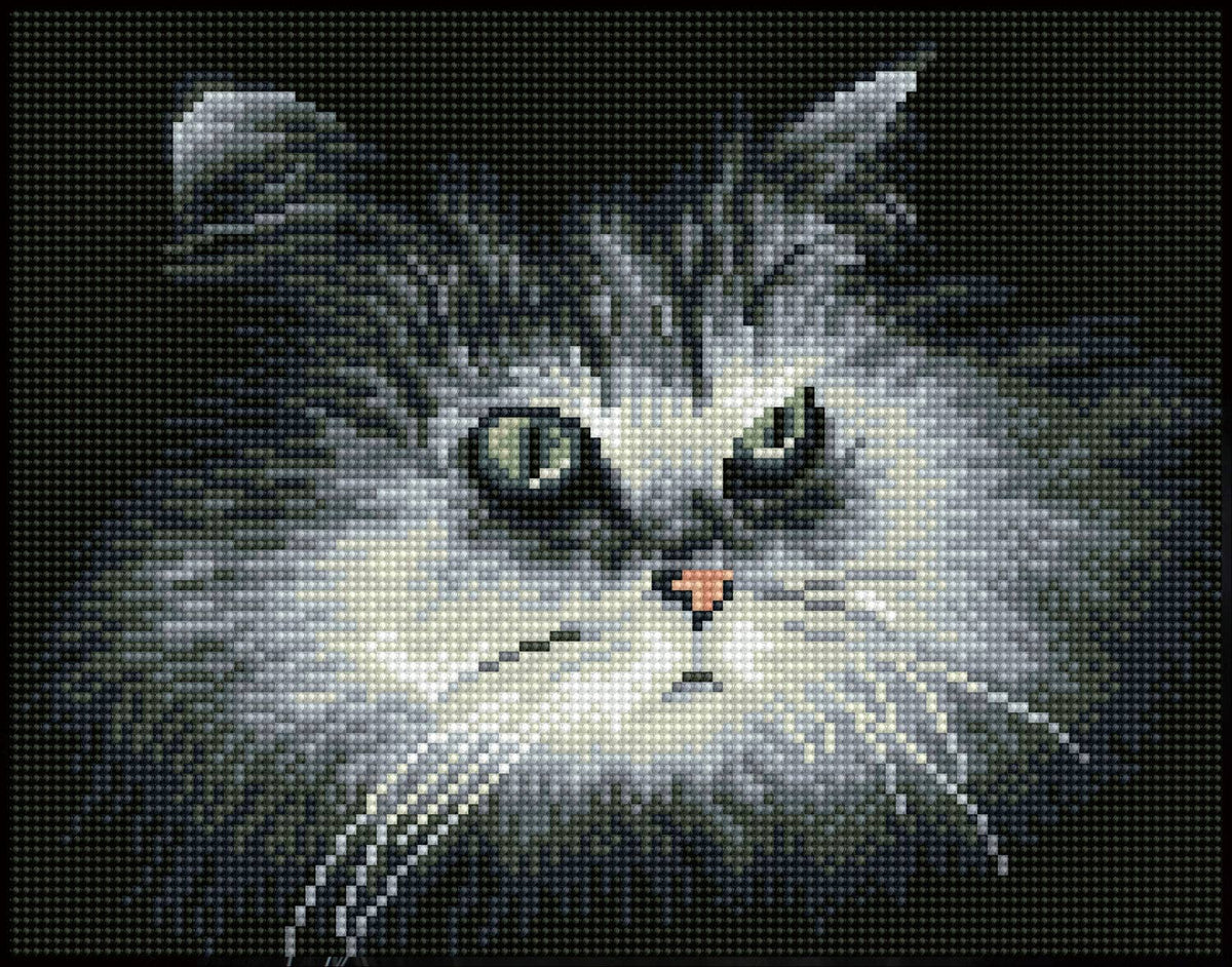 Shadow Cat (Framed Square)