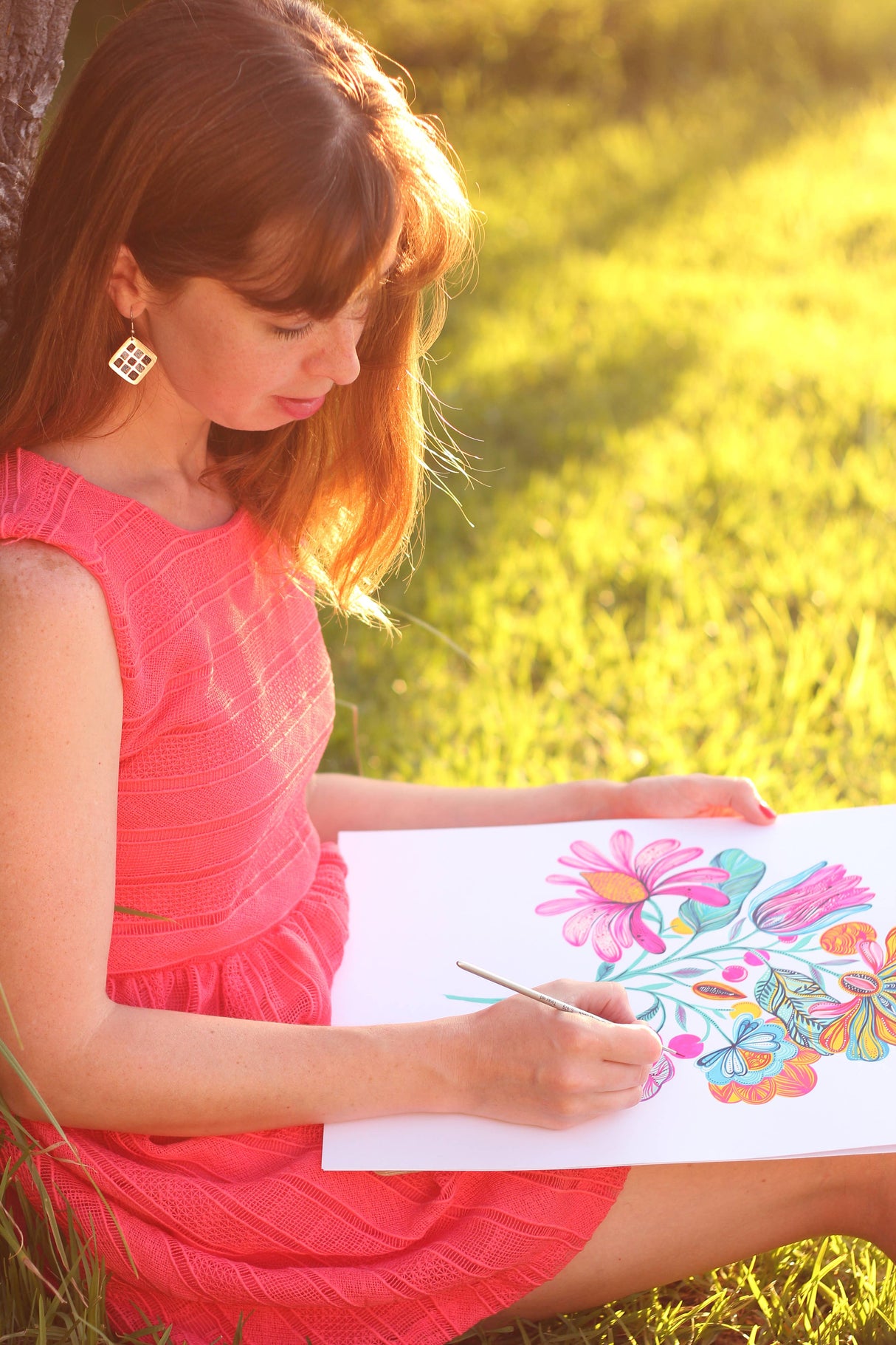 Happy Place Coloring Book