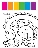 My First Painting Book: Dinosaurs - Palette on Pages