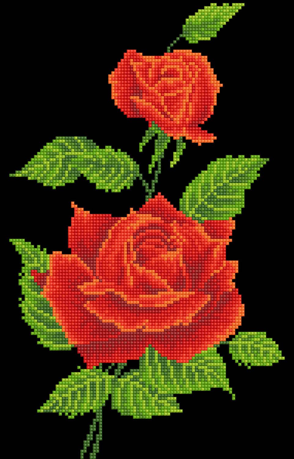 Red Rose Corsage (Framed)