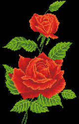 Red Rose Corsage (Framed)