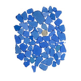 Dark Blue Sea Glass (aprx 2 cups)