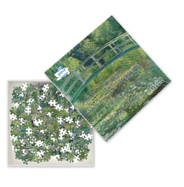 NG: Monet Bridge Over A Pond 1000 Piece Jigsaw Puzzle