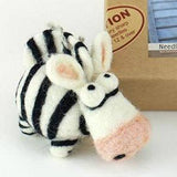 Needle Felting Zebra Kit