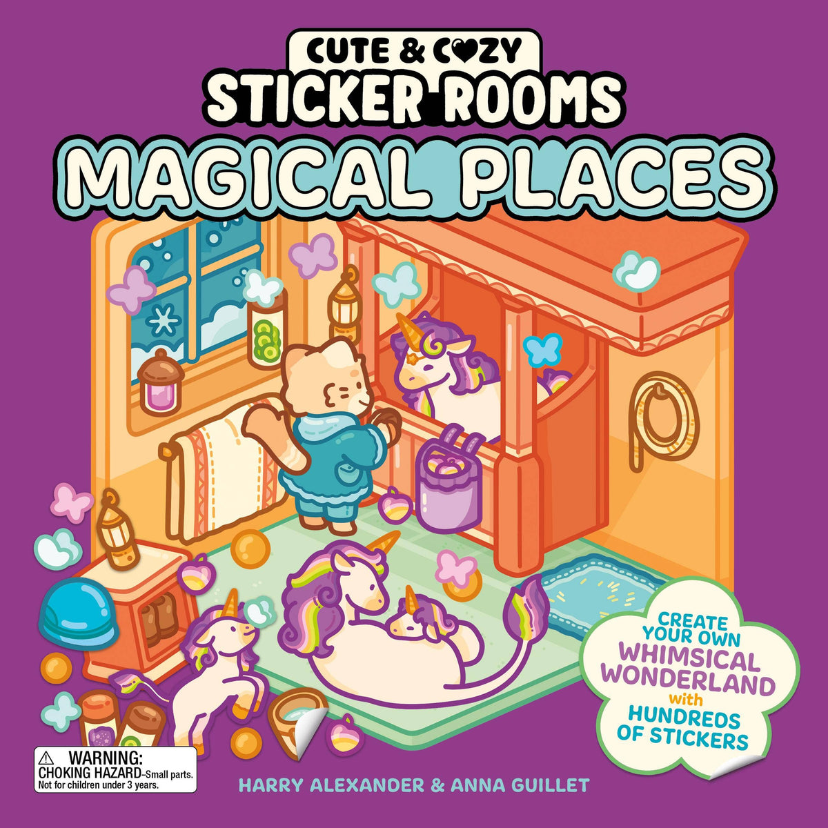 Cute & Cozy Sticker Rooms: Magical Places