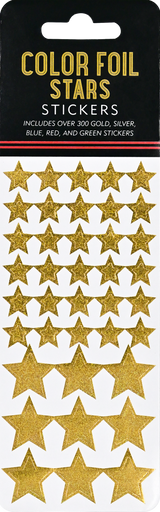 Color Foil Stars Sticker Set