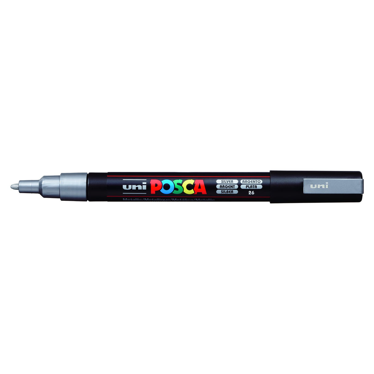 POSCA Paint Marker, PC-3M Fine Bullet, Silver