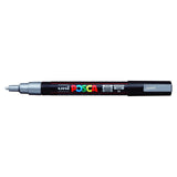 POSCA Paint Marker, PC-3M Fine Bullet, Silver