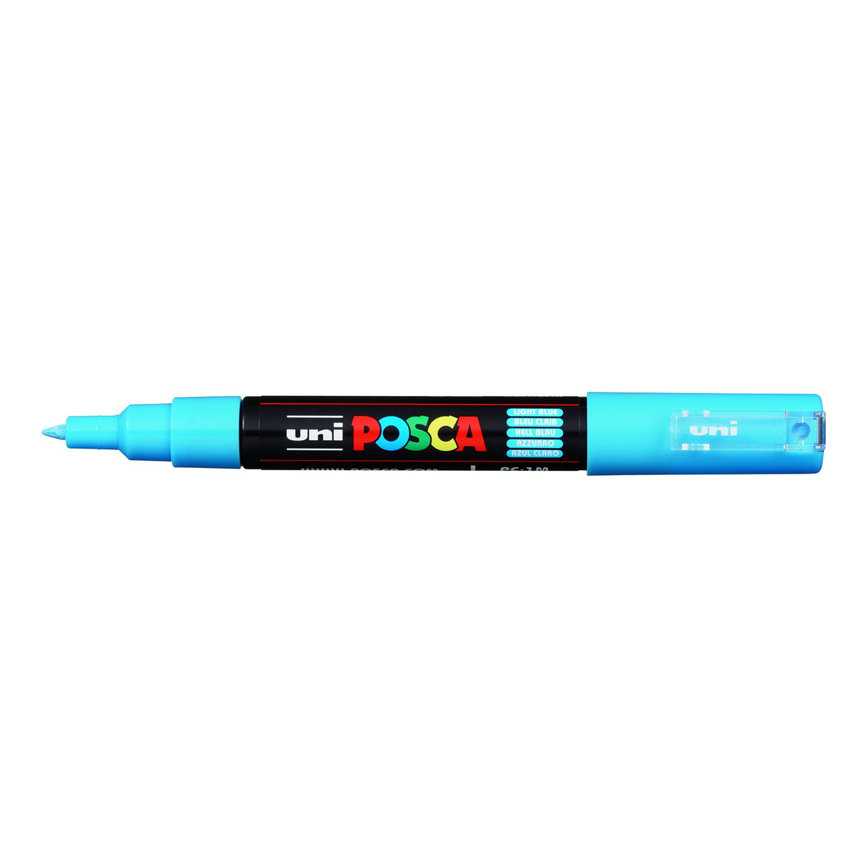 POSCA Paint Marker, PC-1M Extra Fine, Light Blue