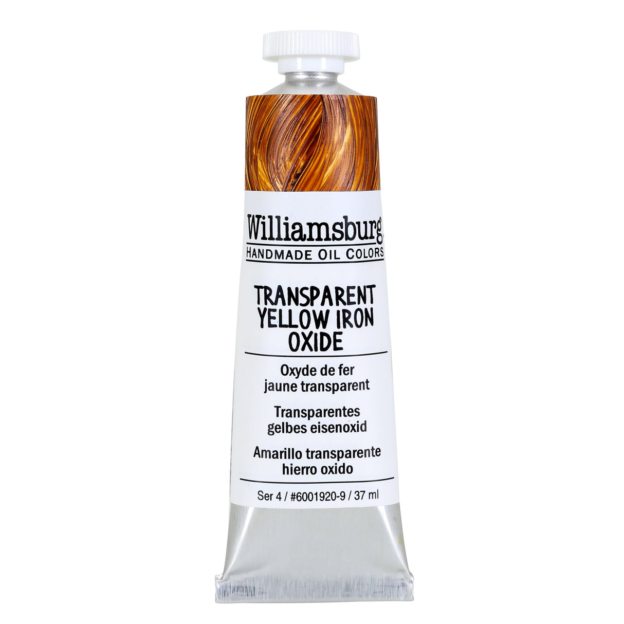 Williamsburg Artist Oil Color, 37ml Tube, Transparent Yellow Iron Oxide