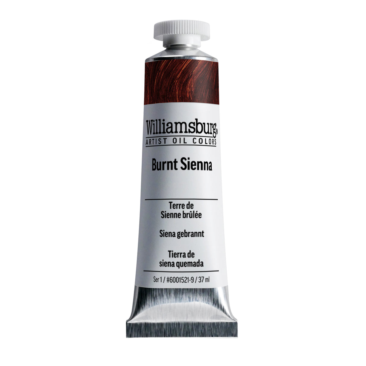Williamsburg Artist Oil Color, 37ml Tube, Burnt Sienna