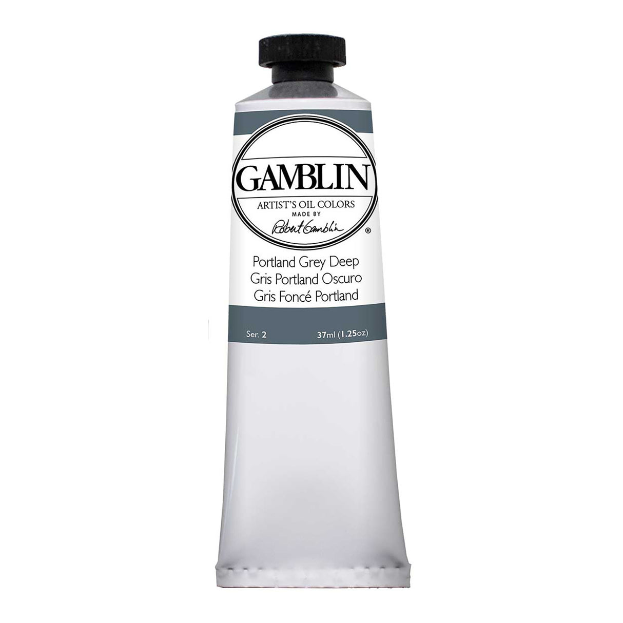 Gamblin Artist Grade Oil Color, 37ml, Portland Grey Deep