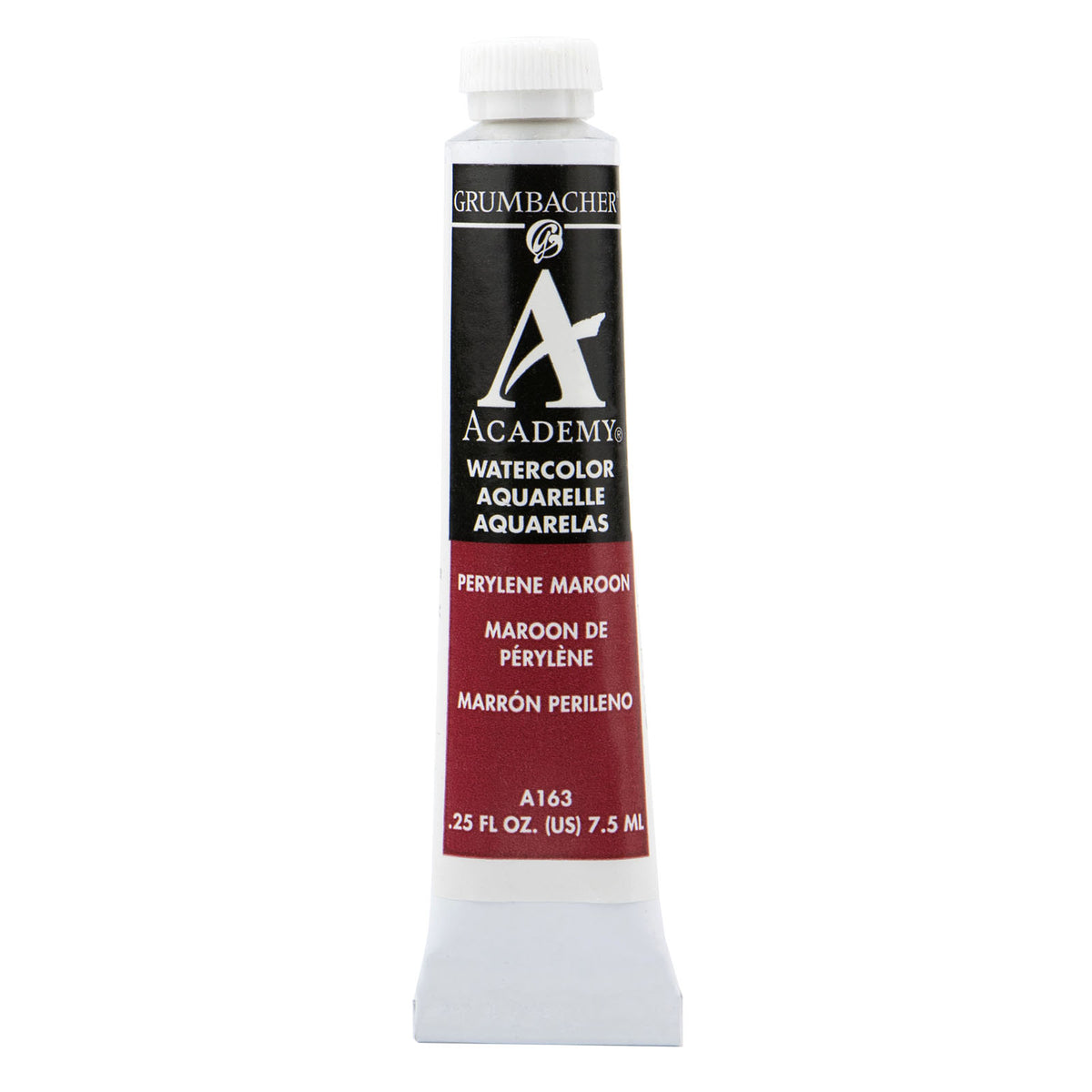 Grumbacher Academy Watercolor, 7.5ml Tube, Perylene Maroon
