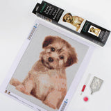 Darling Puppy Diamond Painting Kit