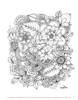 KC Doodle Art Beautiful Blooms Coloring Book