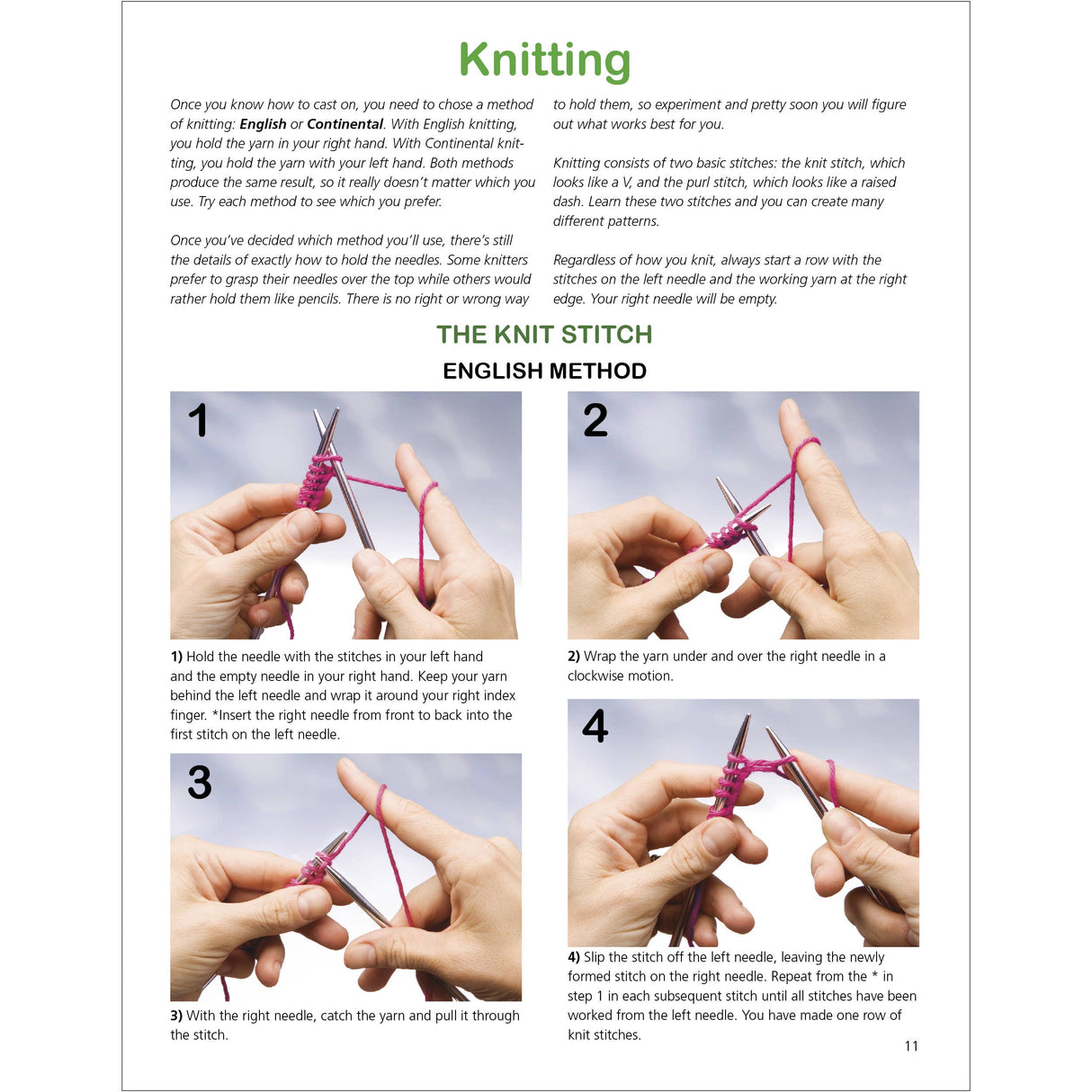 Learn to Knit 50 Easy Pattern Stitches