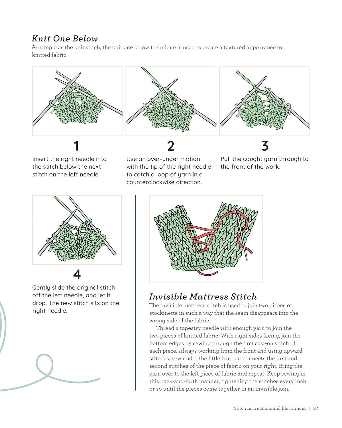 Simple Designs for Meditative Knitting -19 Easy Patterns