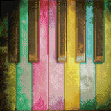 Piano Rainbow (Framed)