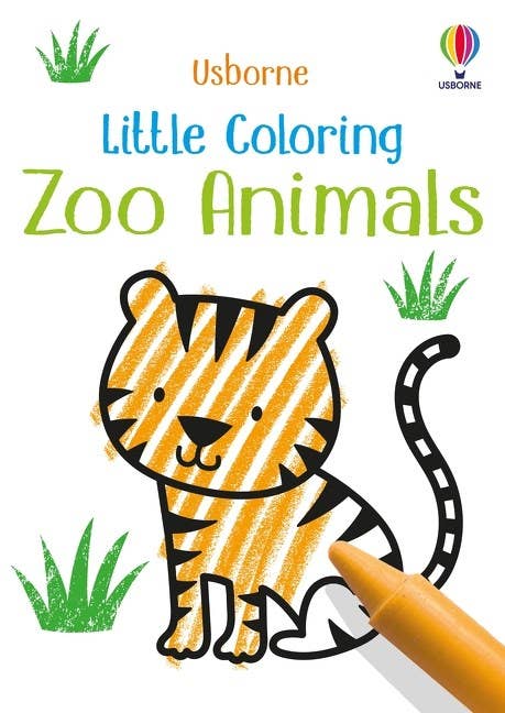 Little Coloring Zoo Animals : Usborne