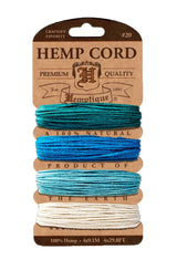 Hemptique True Hemp Cord 20lb 120'-Razzle Dazzle