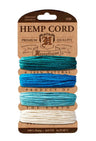 Hemptique True Hemp Cord 20lb 120'-Razzle Dazzle