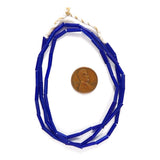 Cobalt Blue Tubular Trade Beads