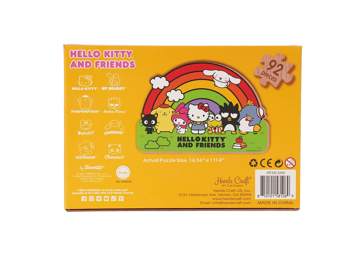 Hello Kitty® And Friends Wooden Jigsaw Puzzle: Rainbow